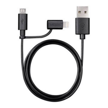 VARTA 57943 - USB Kabel s Lightning und Micro USB Konnektor