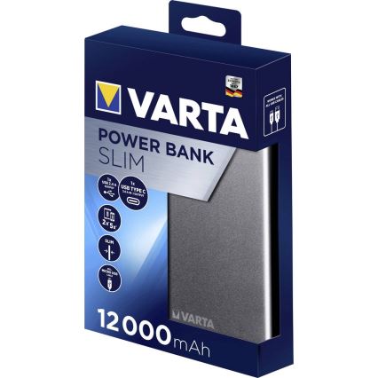 VARTA 57966 - Powerbank 12000 mAh/3,7V