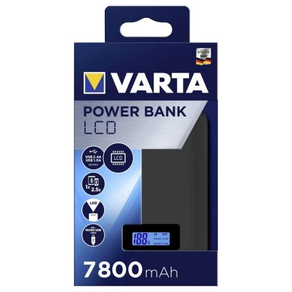 Varta 57970 - Powerbank LCD 7800mAh/3,7V