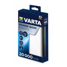 Varta 57978101111  - Power Bank ENERGY 20000mAh/2x2,4V weiß