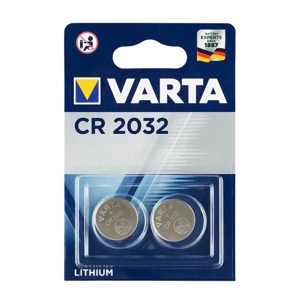 Varta 6032101402 - 2 Stk Lithium-Knopfzelle ELECTRONICS CR2032 3V