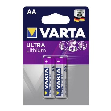 Varta 6106 - 2 St Lithium-Akkumulator ULTRA AA 1,5V