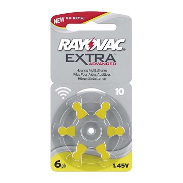 Varta Rayovac 40000 - 6 St Batterie für Hörgeräte 10 1,45V