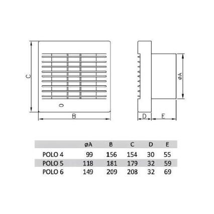 Ventilator 4/AZ/WC