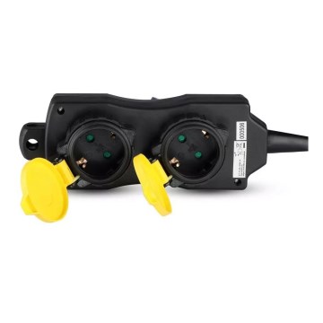 Verlängerungskabel 4-fach SCHUKO 3m IP44