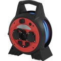 Verlängerungskabel auf Kabeltrommel 3x 20m rot/schwarz IP44