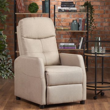 Verstellbarer Sessel FELIPE Beige