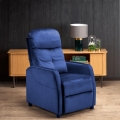 Verstellbarer Sessel FELIPE in Blau