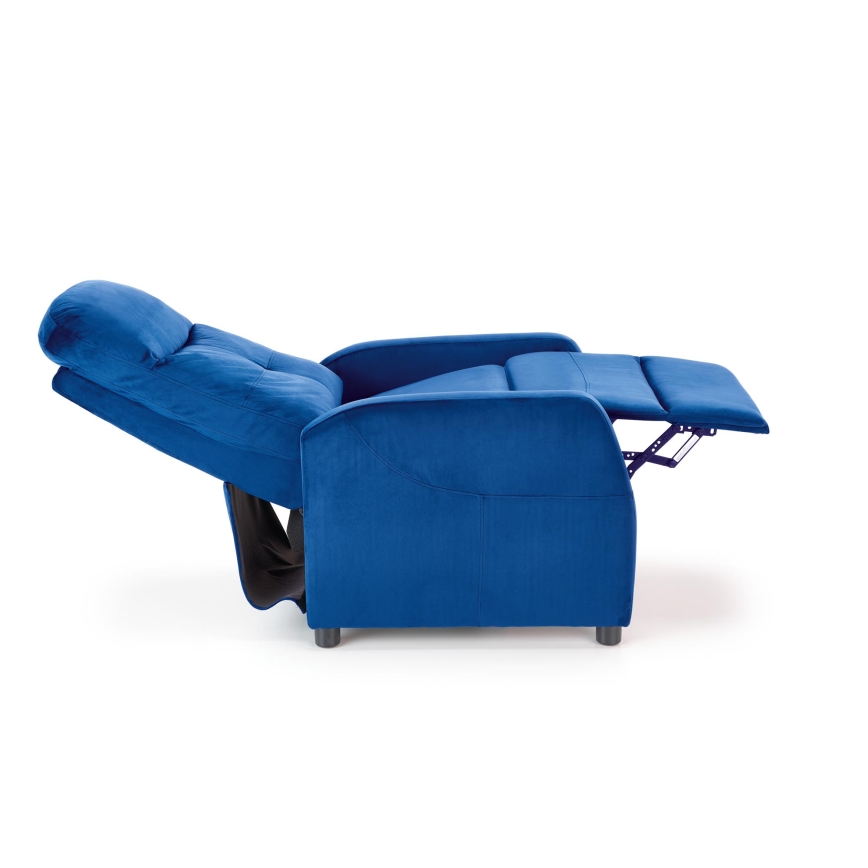 Verstellbarer Sessel FELIPE in Blau