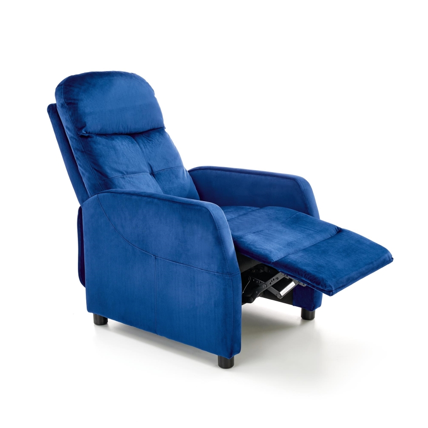 Verstellbarer Sessel FELIPE in Blau