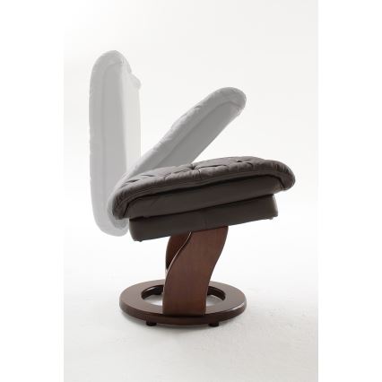 Verstellbarer Sessel HABI Braun/Nussbaum