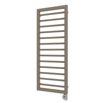 Vertaduro - Badezimmerheizkörper mit Thermostat ADEL 600W 128x50 cm Taupe