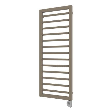 Vertaduro - Badezimmerheizkörper mit Thermostat ADEL 600W 128x50 cm Taupe