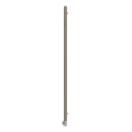 Vertaduro - Badheizkörper ERDA mit Thermostat, 400 W, 180 x 5 cm, Taupe