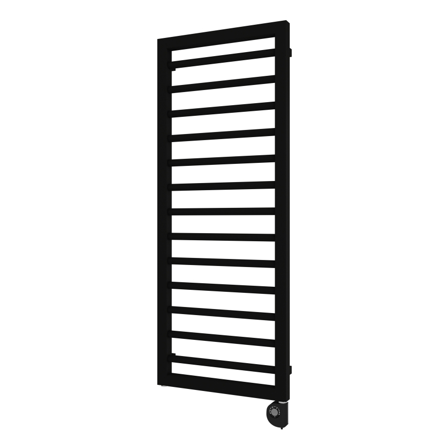 Vertaduro - Badheizkörper mit Thermostat ADEL 600W 128x50 cm schwarz