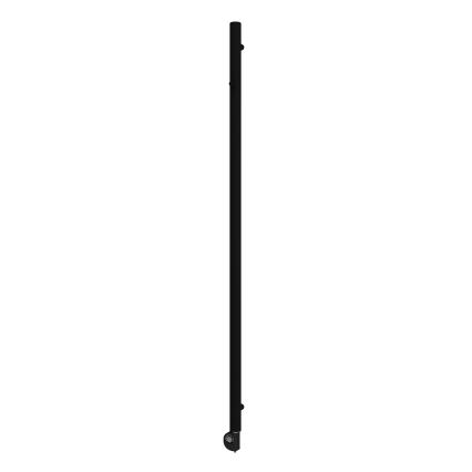 Vertaduro - Badheizkörper mit Thermostat ERDA 400 W 180 x 5 cm schwarz