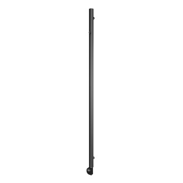 Vertaduro - Badheizkörper mit Thermostat ERDA 400W 180x5 cm Anthrazit