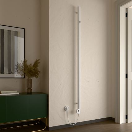 Vertaduro - Badheizkörper mit Thermostat ERDA 400W 180x5 cm weiß