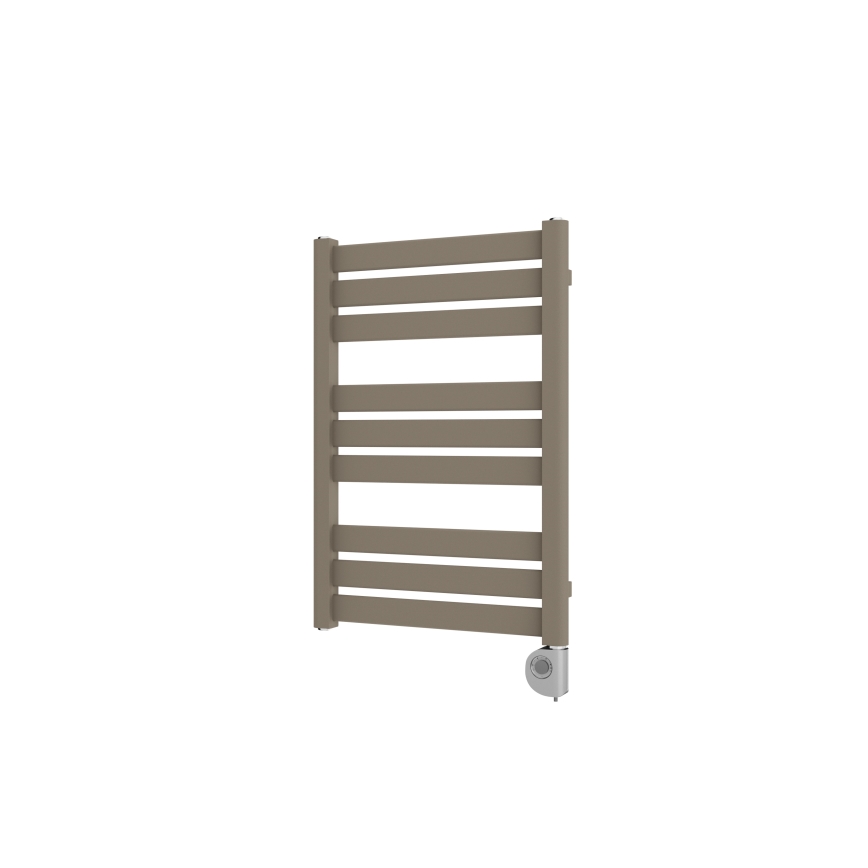 Vertaduro - Badheizkörper mit Thermostat LUCY 400 W 73x50 cm taupe