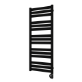 Vertaduro - Badheizkörper mit Thermostat LUCY 600W 125x50 cm schwarz
