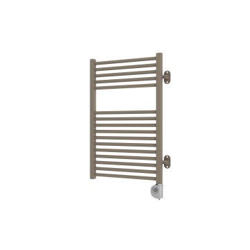 Vertaduro - Badheizkörper mit Thermostat MEG 400W 78x50 cm taupe
