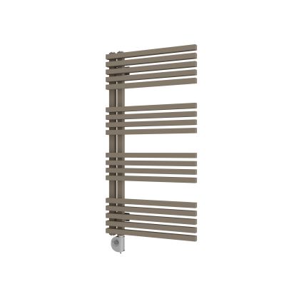 Vertaduro - Badheizkörper mit Thermostat MICHELLE 600W 97x50 cm taupe