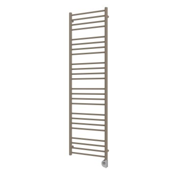 Vertaduro - Badheizkörper SIMONE mit Thermostat, 600 W, 174 x 50 cm, taupe