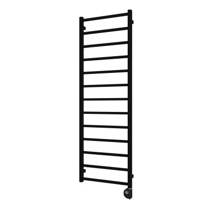 Vertaduro - Badheizkörper ZOE mit Thermostat, 400W, 150x50 cm, schwarz