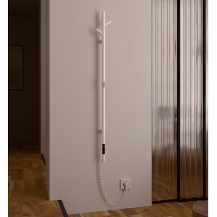 Vertaduro - Elektrischer Handtuchheizkörper MEDA 37W 118x16 cm weiß