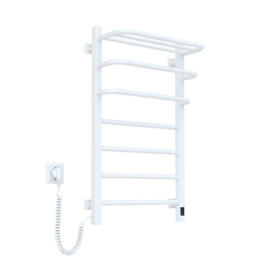 Vertaduro - Elektrischer Handtuchwärmer mit Thermostat DOR 155W/230V 80x48 cm IP44 weiß links
