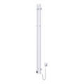Vertaduro - Elektrischer Handtuchwärmer mit Thermostat VEO 106W/230V 150x9 cm IP44 weiß rechts