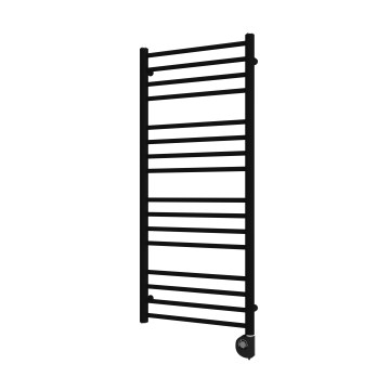 Vertaduro - Handtuchheizkörper SIMONE mit Thermostat, 400 W, 114 x 50 cm, schwarz