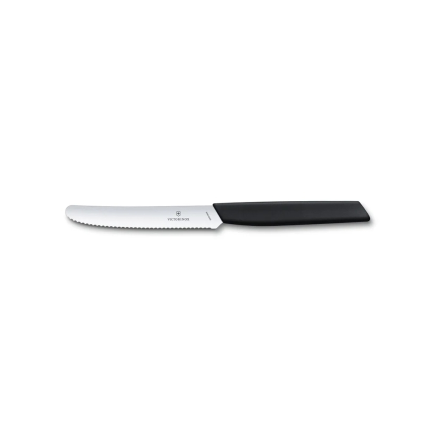Victorinox - 12-teiliges Besteckset SWISS MODERN, schwarz