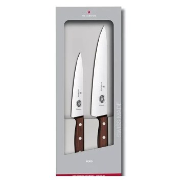 Victorinox - 2-teiliges Küchenmesserset WOOD, Ahorn