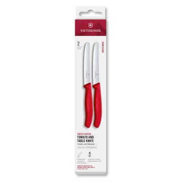 Victorinox - Gemüsemesser-Set SWISS CLASSIC 11 cm 2 Stück rot