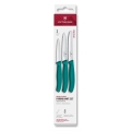 Victorinox - Gemüsemesser-Set SWISS CLASSIC, 3-tlg., türkis