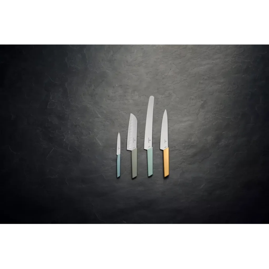 Victorinox - Küchenmesser Santoku SWISS MODERN 17 cm grün