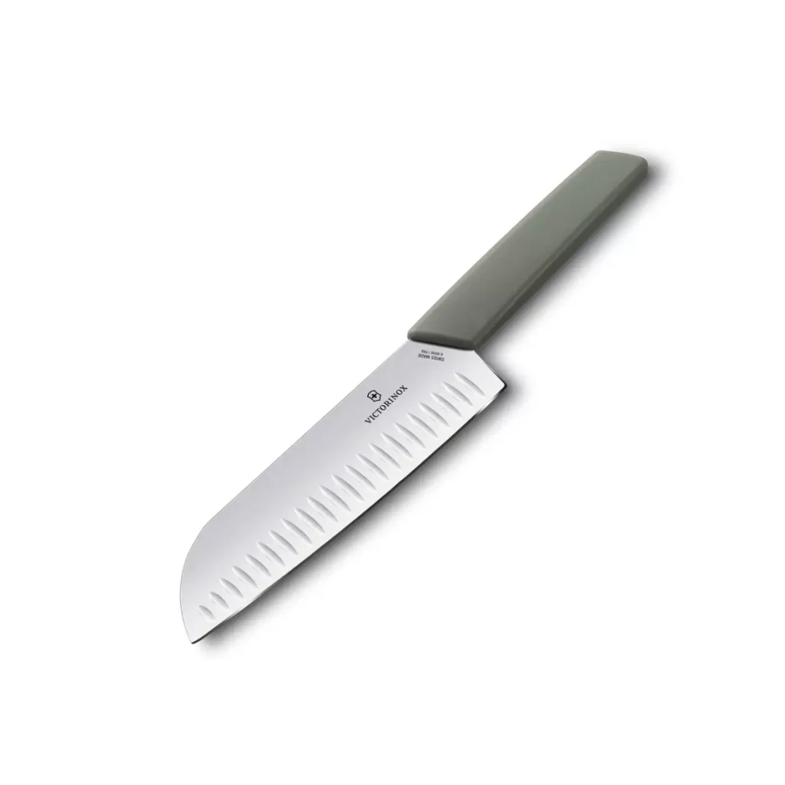 Victorinox - Küchenmesser Santoku SWISS MODERN 17 cm grün