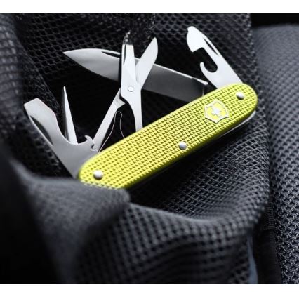 Victorinox – Multifunktionales Taschenmesser Alox Limited edition 9,3 cm/9 Funktionen grün