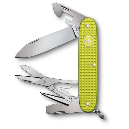 Victorinox – Multifunktionales Taschenmesser Alox Limited edition 9,3 cm/9 Funktionen grün