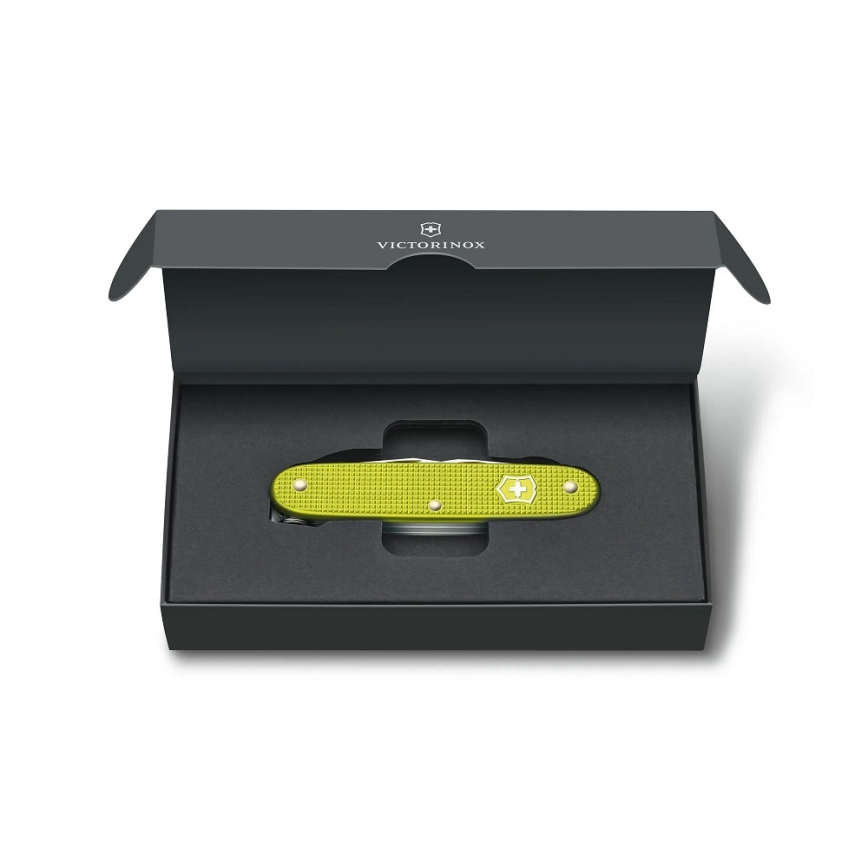 Victorinox – Multifunktionales Taschenmesser Alox Limited edition 9,3 cm/9 Funktionen grün