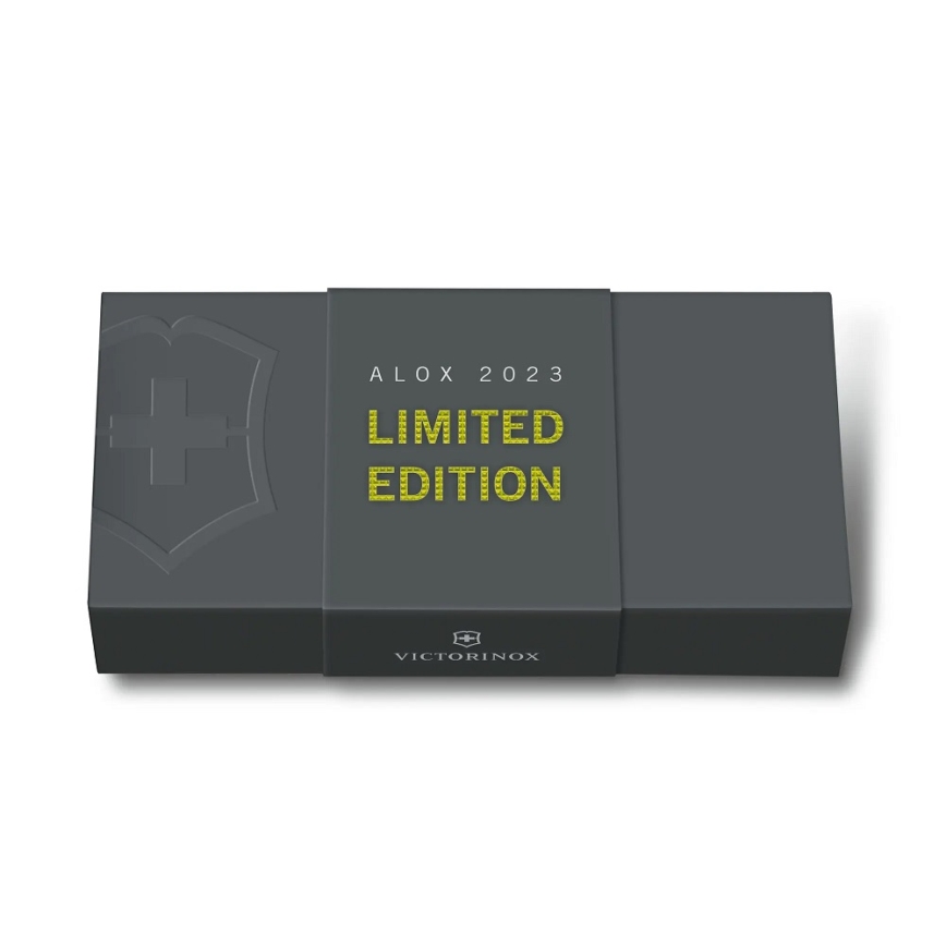 Victorinox – Multifunktionales Taschenmesser Alox Limited edition 9,3 cm/9 Funktionen grün