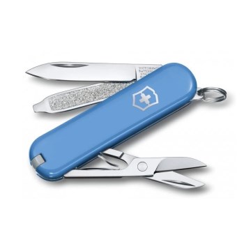 Victorinox - Multifunktionales Taschenmesser CLASSIC SD 5,8 cm/7 Funktionen hellblau
