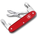 Victorinox - Multifunktionales Taschenmesser COMPANION SLIM ALOX 9,3 cm/6 Funktionen rot