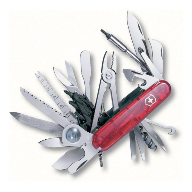 Victorinox - Multifunktionelles Taschenmesser 9,1 cm/49 Funktionen rot