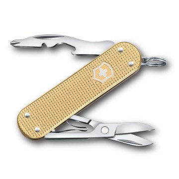 Victorinox - Multifunktions-Taschenmesser COMPANION S ALOX, Klingenlänge 5,8 cm / 5 Funktionen, gold