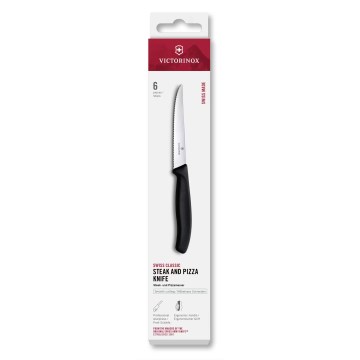 Victorinox - Steakmesser-Set SWISS CLASSIC 11 cm, 6-teilig, schwarz