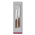 Victorinox - Steakmesserset SWISS MODERN 12 cm, 2 Stück, Walnuss