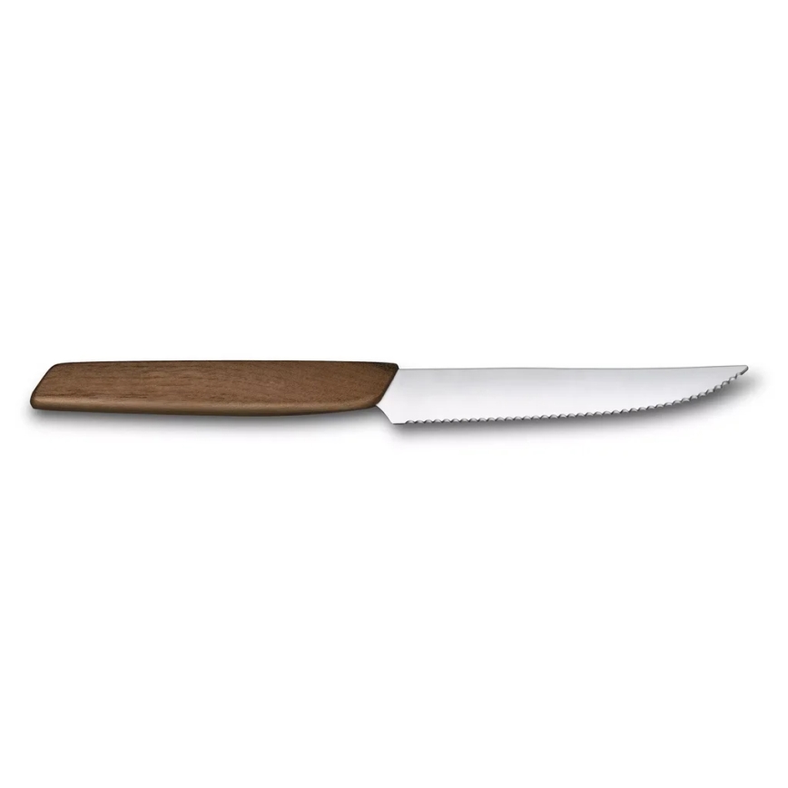 Victorinox - SWISS MODERN Steakmesser-Set 12 cm, 2-teilig, Walnussholz