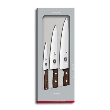 Victorinox - WOOD Küchenmesserset, 3-tlg., Ahorn